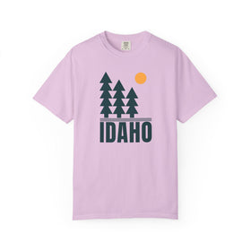 Buy orchid Idaho T Shirt, Comfort Colors Cotton 100% Cotton Trees Tee