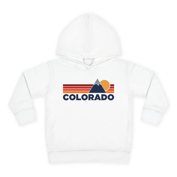 Colorado Toddler Hoodie - Unisex Mountain Pullover Sweatshirt, Kids Hooded Jumper, Colorado Souvenir