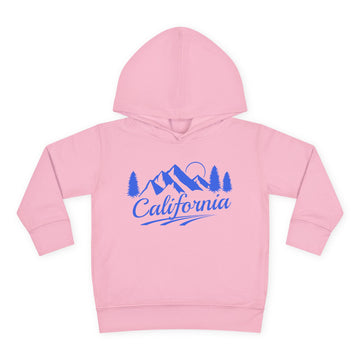 Buy pink California Toddler Hoodie - Unisex Mountain Pullover Sweatshirt, Kids Hooded Jumper, California Souvenir