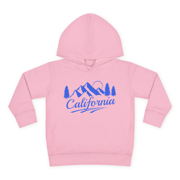 California Toddler Hoodie - Unisex Mountain Pullover Sweatshirt, Kids Hooded Jumper, California Souvenir