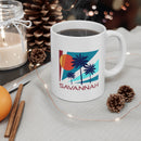 Savannah, Georgia Mug - Retro 11oz Ceramic Savannah Mug-4