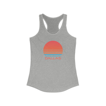 Buy heather-grey Dallas, Texas Women's Racerback Tank Top
