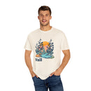 Vail, Colorado Graphic Tee, Comfort Colors Retro Unisex Vail T shirt-11