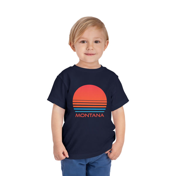 Montana Toddler T-Shirt - Retro 80s Unisex Toddler Montana Shirt