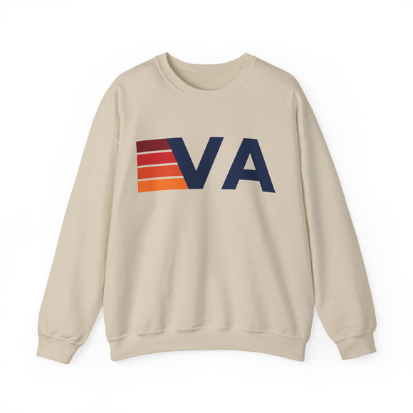 Virginia Retro Sweatshirt | Retro Stripes Virginia