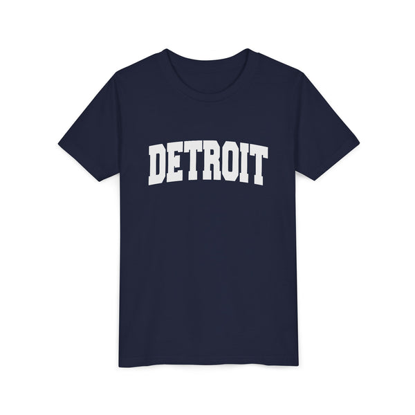 Detroit, Michigan Youth Graphic Tee - Kids Detroit T Shirt