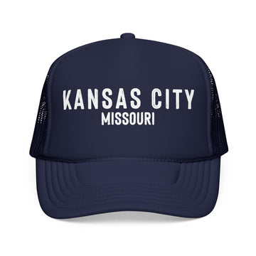 Kansas City, Missouri Trucker Hat - Foam Kansas City Cap