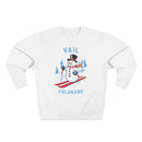 Premium Vail, Colorado Skiing Snowman Sweatshirt-1