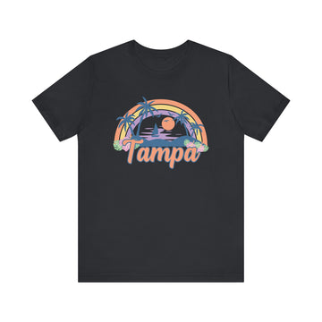 Buy vintage-black Tampa, Florida T-Shirt - Retro Beach Unisex Tampa Shirt