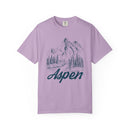 Aspen, Colorado Graphic Tee - Mountain Illustration Aspen T Shirt-5