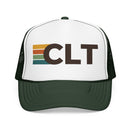 Charlotte, North Carolina Trucker Hat - CLT Abbr retro cap-1