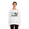 Vermont Sweatshirt - Mountain Vermont Crewneck Sweatshirt