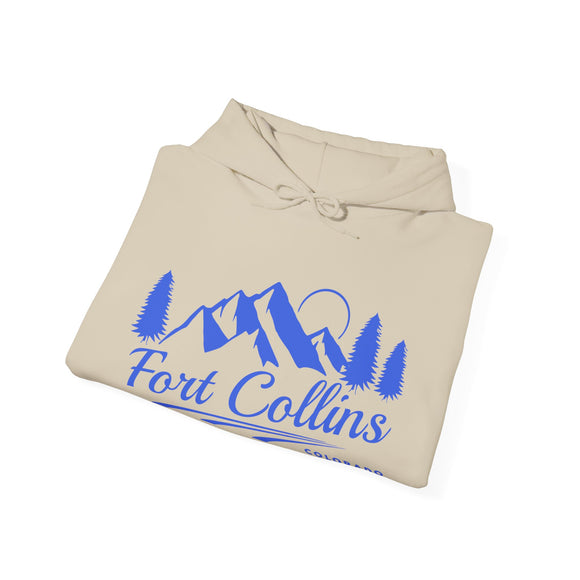 Fort Collins, Colorado Hoodie - Unisex Mountain Fort Collins Hoodie Sweatshirt