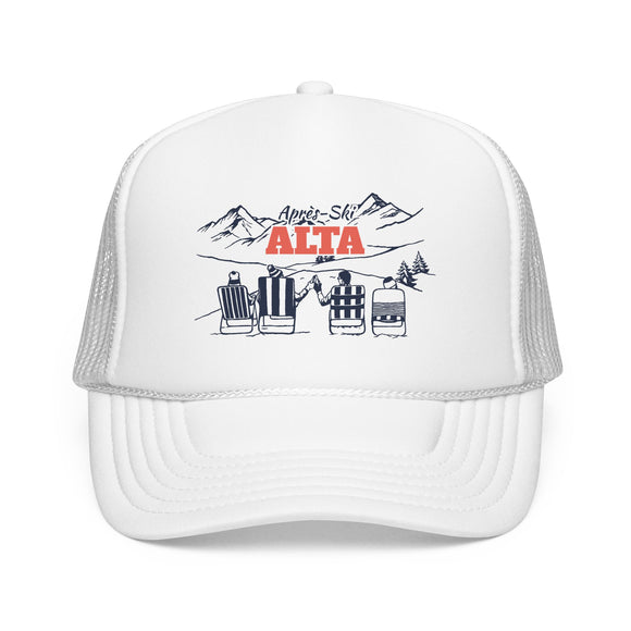 Alta, Utah Après-ski Trucker Hat — Foam Mesh Cap