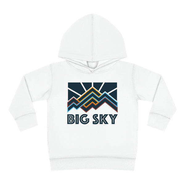 Big Sky, Montana Toddler Hoodie - Unisex Big Sky, Montana Toddler Sweatshirt