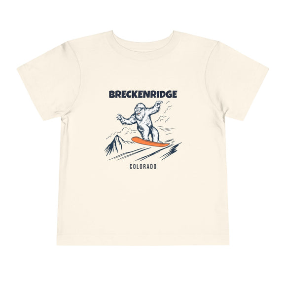 Breckenridge, Colorado Yeti Snowboard Toddler Tee