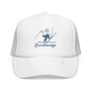 Breckenridge, Colorado Snow Ski Trucker Hat — Retro Skier Foam Breckenridge Cap-6