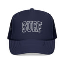 Surf Trucker Hat — Vintage College Foam Mesh Cap-1