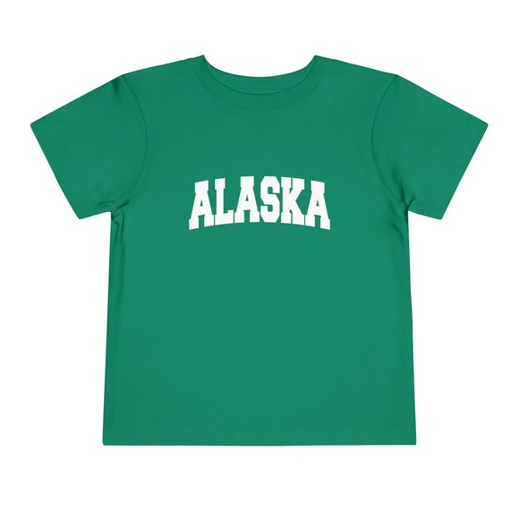 Alaska Toddler Graphic Tee - Kids Alaska Vacation T-Shirt