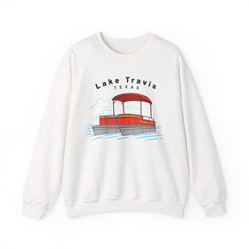 Lake Travis, Texas Sweatshirt - Pontoon Boat Sweatshirt