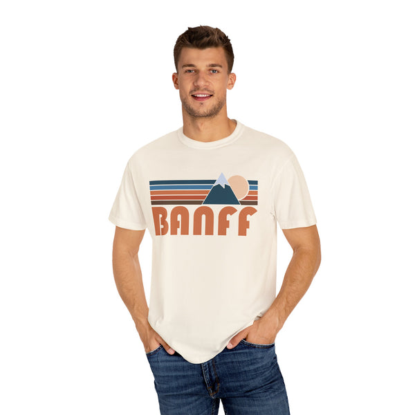 Banff, Canada Graphic Tee, Comfort Colors Retro Unisex Banff T shirt, Mountain Adventure Shirt