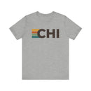 Chicago, Illinois tee - CHI t shirt retro stripes-4