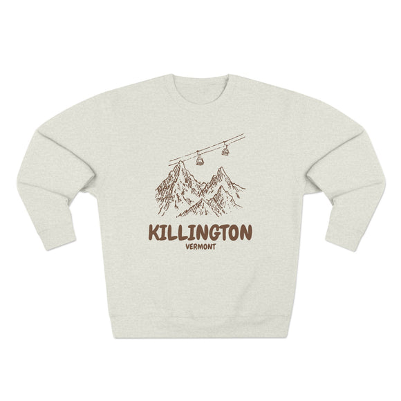 Premium Killington, Vermont Gondola Ski Mountain Sweatshirt