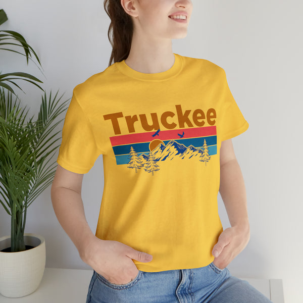 Truckee, California Shirt - Mountain Sunset Unisex Truckee T-Shirt