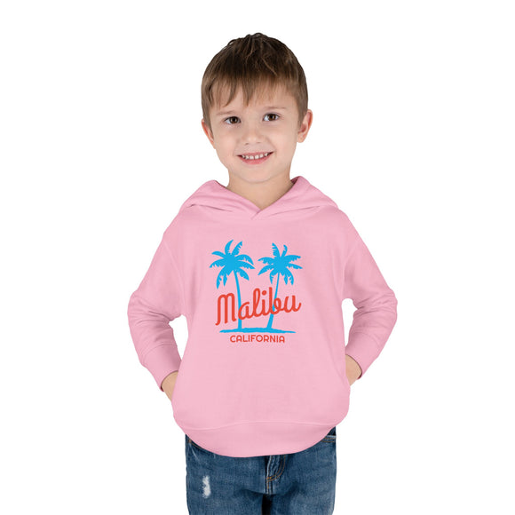Malibu, California Toddler Hoodie - Unisex Malibu Toddler Sweatshirt