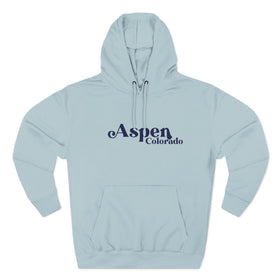 Buy blue-mist Premium Aspen, Colorado Hoodie