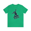 Vail, Colorado T-Shirt - Snowboard Unisex Vail Shirt-3