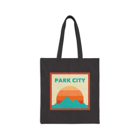 Park City, Utah Tote Bag, Cotton Canvas Tote Bag, Reusable Shopping Bag, Eco-Friendly Tote, Park City, Utah Gift