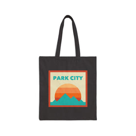 Park City, Utah Tote Bag, Cotton Canvas Tote Bag, Reusable Shopping Bag, Eco-Friendly Tote, Park City, Utah Gift