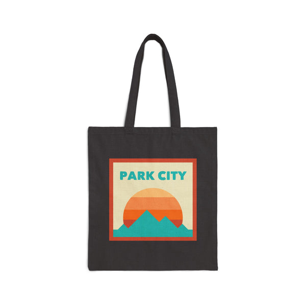 Park City, Utah Tote Bag, Cotton Canvas Tote Bag, Reusable Shopping Bag, Eco-Friendly Tote, Park City, Utah Gift