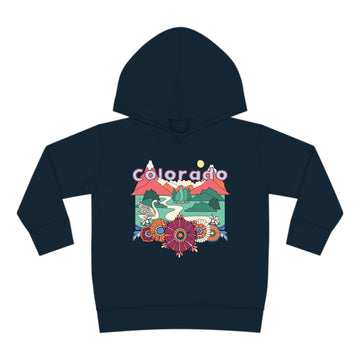 Colorado Toddler Hoodie - Boho Mountain Unisex Colorado Toddler Sweatshirt - 0