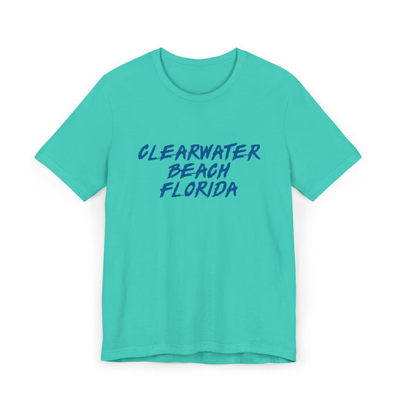 Clearwater Beach T-Shirt | 100% Cotton Retro Florida Tee
