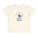 Utah Toddler Graphic Tee Vintage Ski - Kids Utah T-Shirt-2