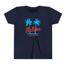 Malibu, California Youth Shirt - Retro Palm Tree Malibu Kid's T-Shirt-1