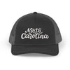 North Carolina Snapback Trucker Cap - Embroidered North Carolina Hat