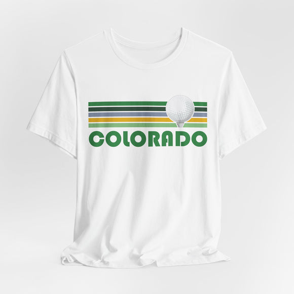 Golf Colorado T-Shirt - Retro Golf Unisex Colorado Shirt