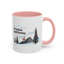 Truckee, California Retro Snow Skiing Mountain 11 oz Mug, Ski Lodge Decor Coffee Cup, Mountain Gondola  Lover Gift, Retro Skiing Mug-11