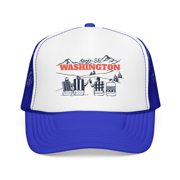 Washington Après-ski Trucker Hat — Foam Mesh Cap
