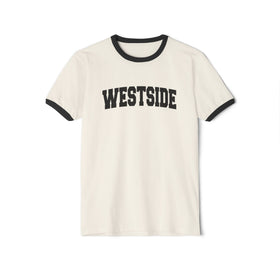 Westside Cotton Ringer Graphic Tee - Unisex Westside T Shirt, Vintage Style Tee, Men's/Women's Tee - 0