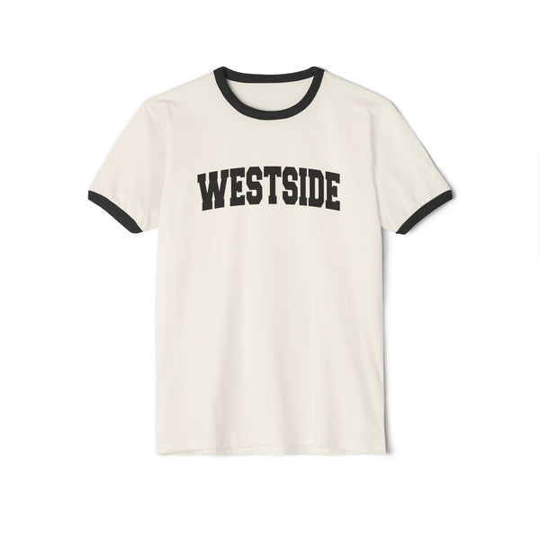 Westside Cotton Ringer Graphic Tee - Unisex Westside T Shirt, Vintage Style Tee, Men's/Women's Tee