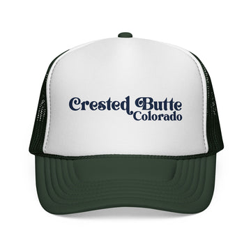 Buy dark-green Crested Butte, Colorado Retro Trucker Hat
