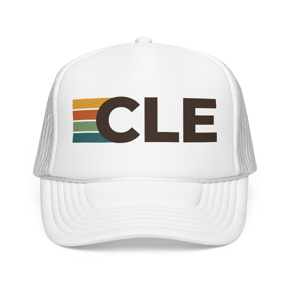 Cleveland, Ohio Trucker Hat - CLE Abbr retro cap