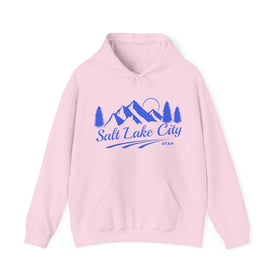 Salt Lake City, Utah Hoodie - Unisex Mountain Salt Lake City Hoodie Sweatshirt
