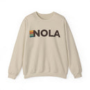 New Orleans, Louisiana NOLA Retro Stripe Sweatshirt-2