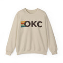 Oklahoma City, Oklahoma OKC Retro Stripe Sweatshirt-2