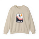 Vermont Sweatshirt - Unisex Snow Ski Jump Vermont Sweatshirt-3